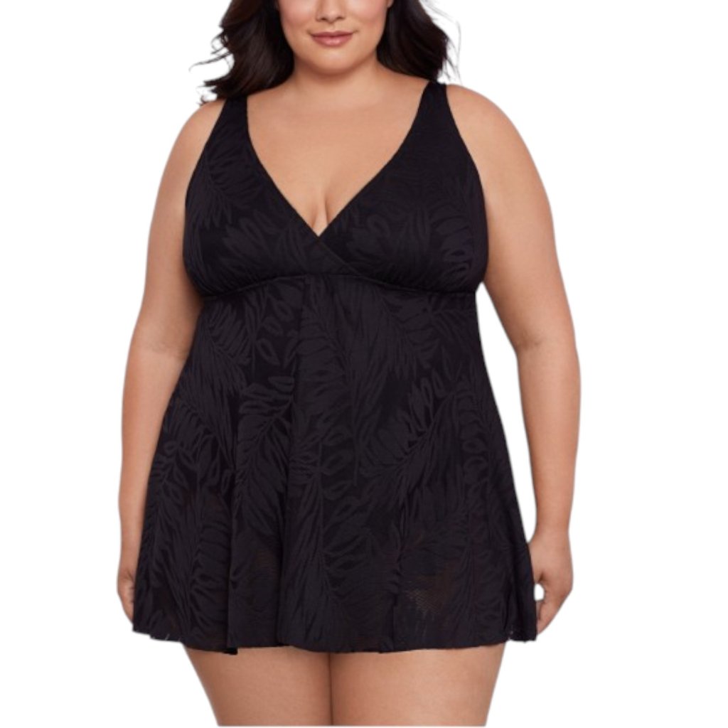 Nwt Swim Solutions Flyaway Swim Dress